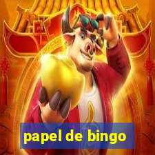 papel de bingo